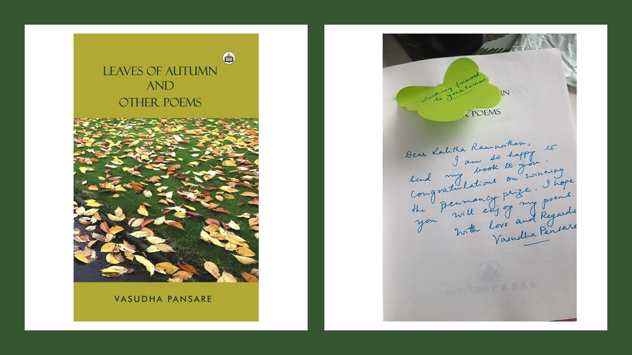 Leaves of Autumn and Other Poems, by Vasudha Pansare